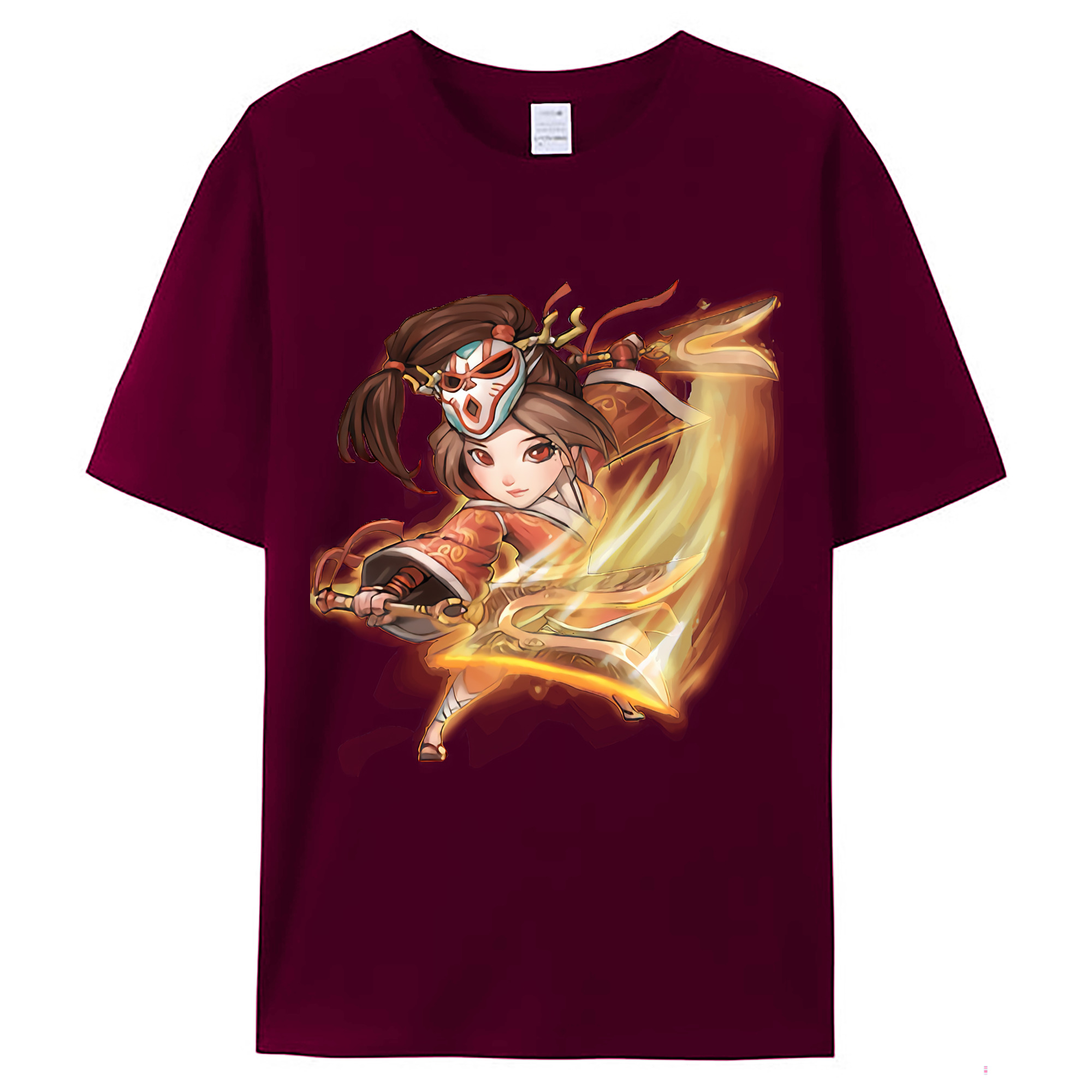（画像用） リーグ・オブ・レジェンド League of Legends LOL レディースカジュアルプリントTシャツ（綿100％）